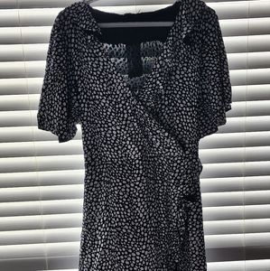 Plus size ruff dress